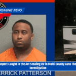 Suspect Caught in the Act Stealing RV in Multi-County Auto Theft Investigation