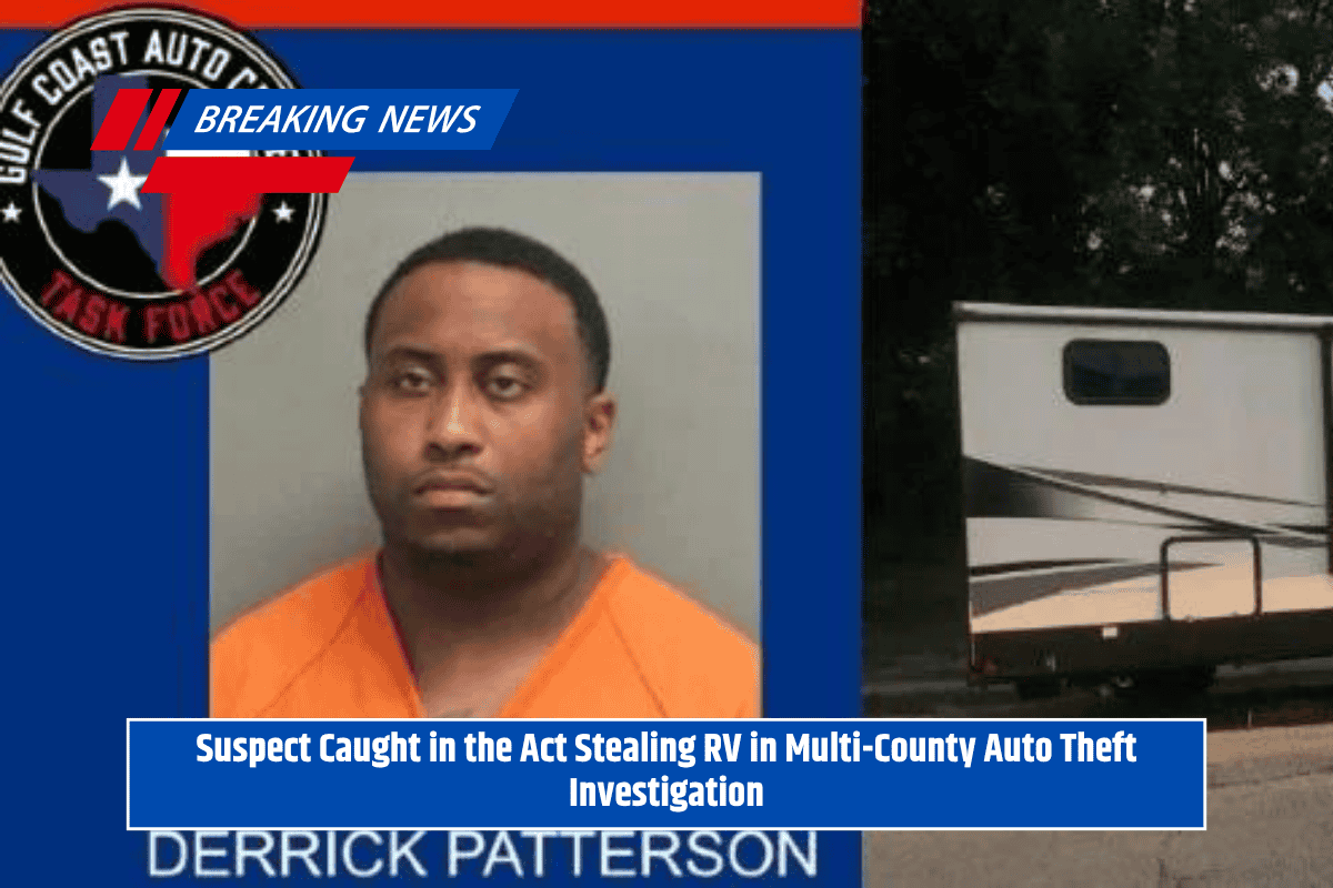 Suspect Caught in the Act Stealing RV in Multi-County Auto Theft Investigation