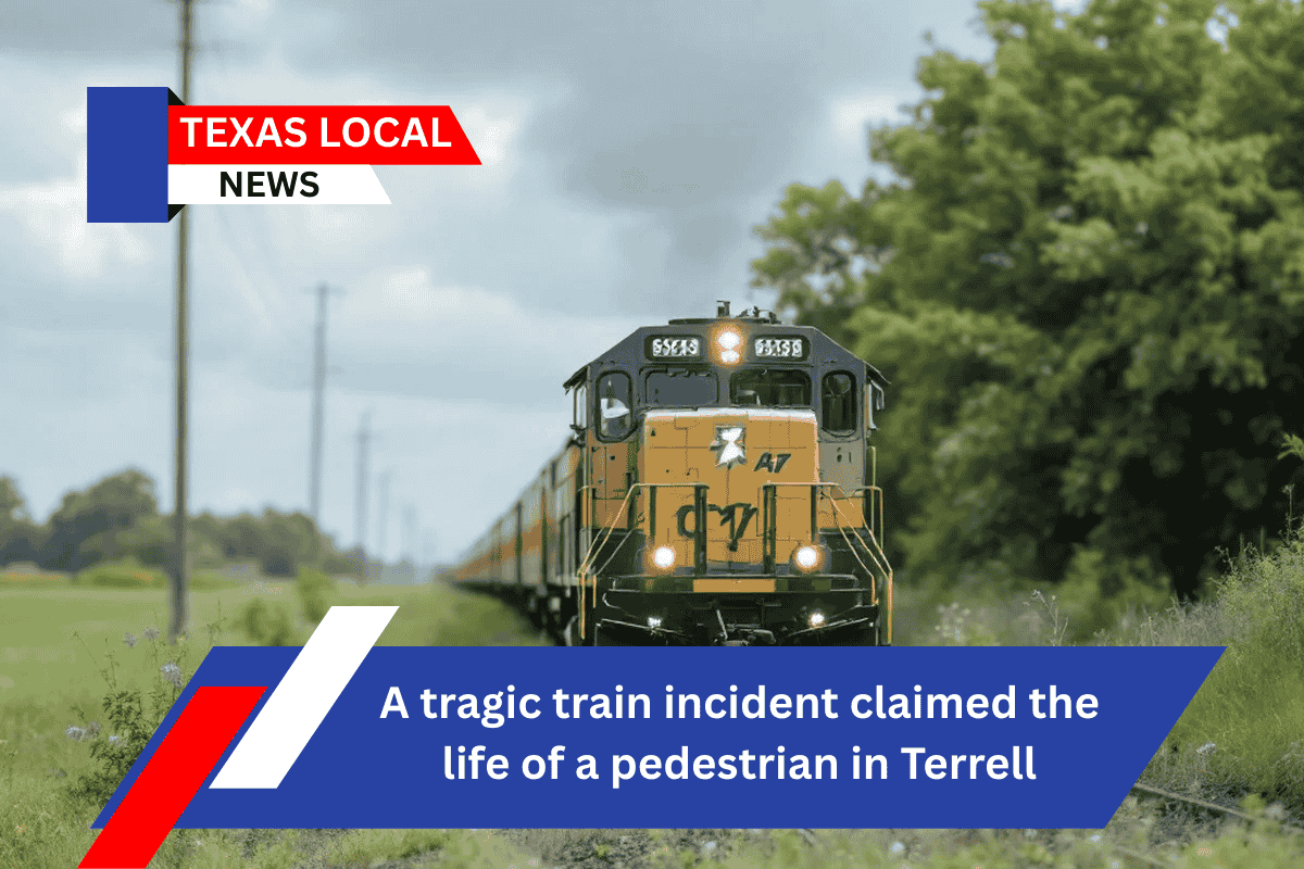 A tragic train incident claimed the life of a pedestrian in Terrell