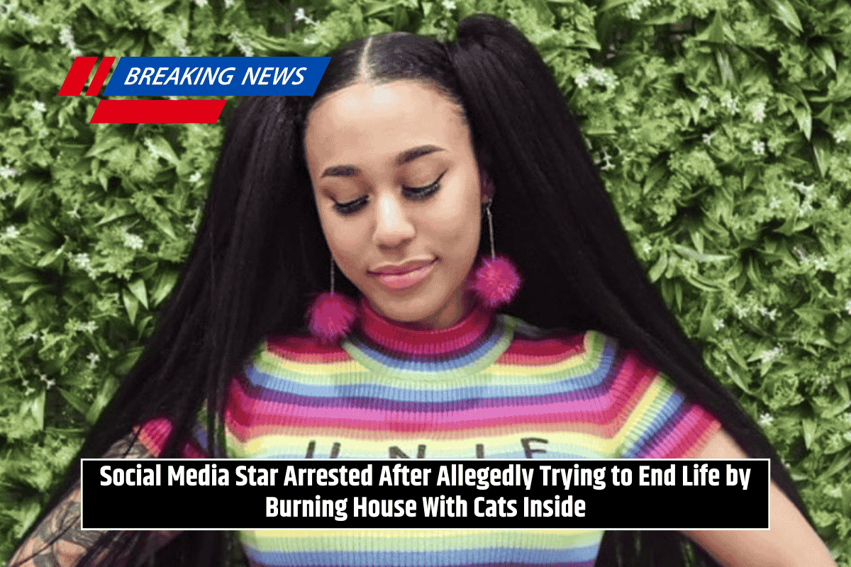 Social Media Star Arrested After Allegedly Trying to End Life by Burning House With Cats Inside