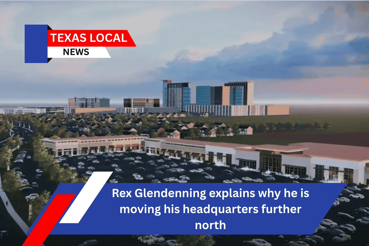 Rex Glendenning explains why he is moving his headquarters further north