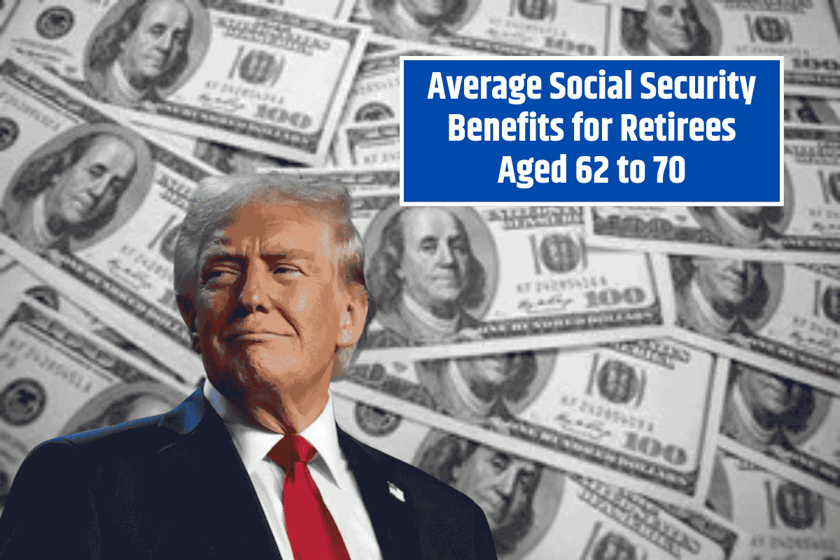 Average Social Security Benefits for Retirees Aged 62 to 70