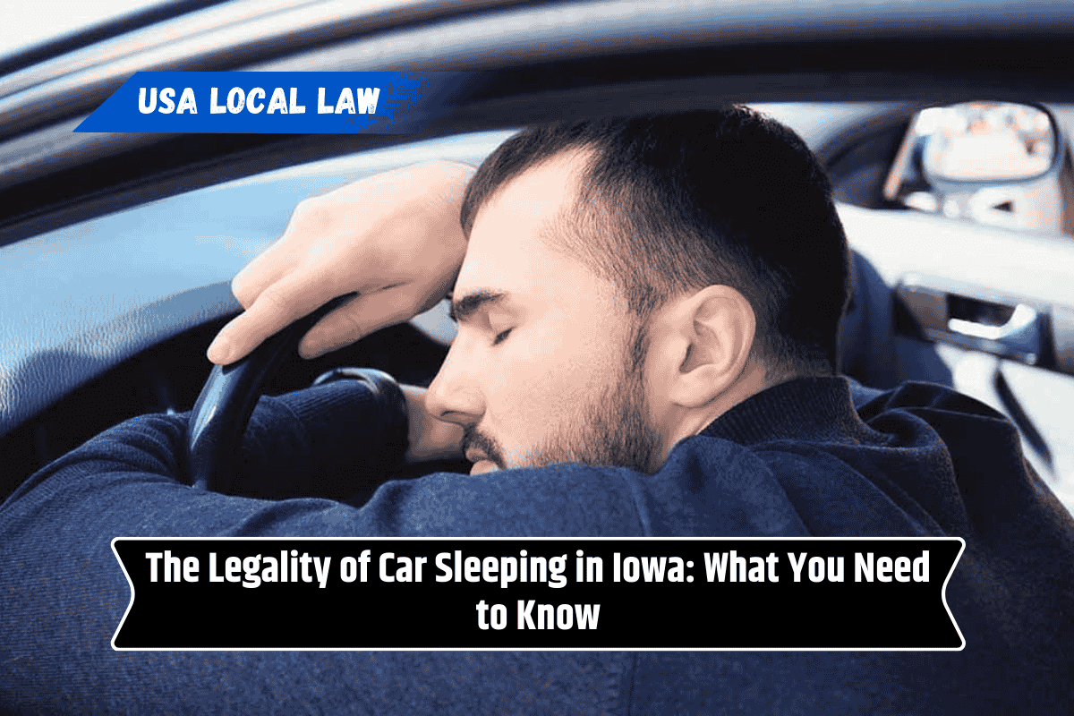 The Legality of Car Sleeping in Iowa: What You Need to Know