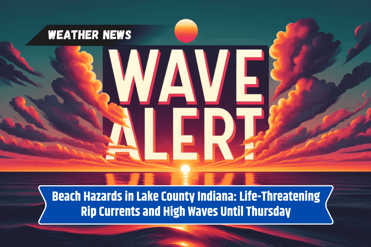 Beach Hazards in Lake County Indiana: Life-Threatening Rip Currents and High Waves Until Thursday