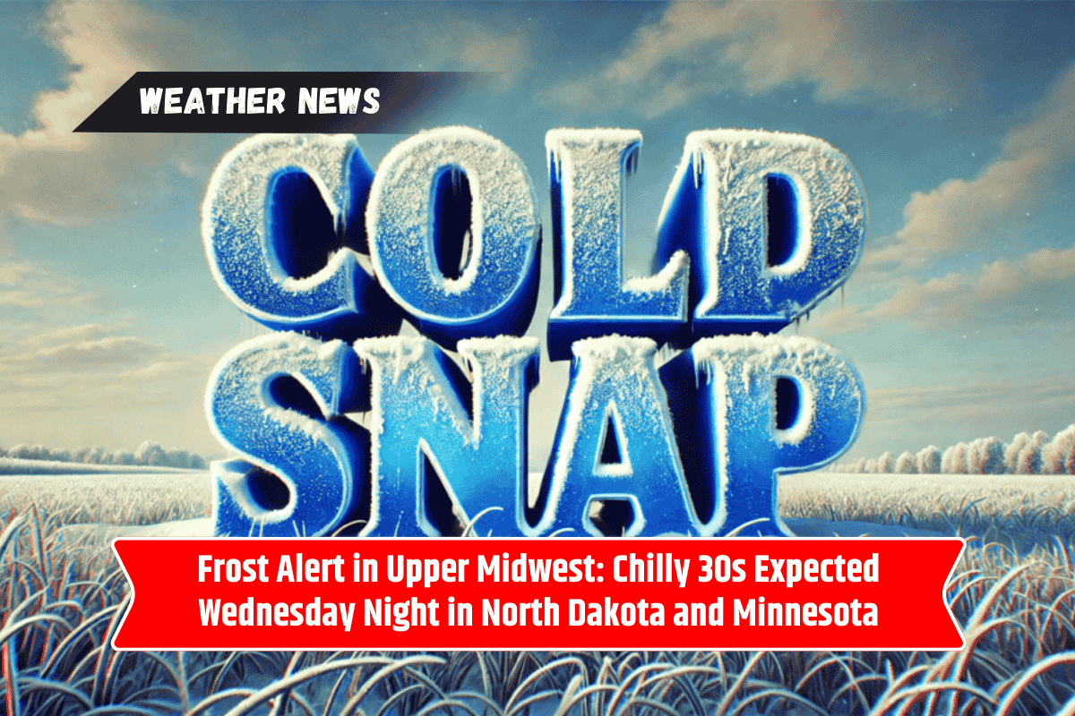 Frost Alert in Upper Midwest: Chilly 30s Expected Wednesday Night in North Dakota and Minnesota
