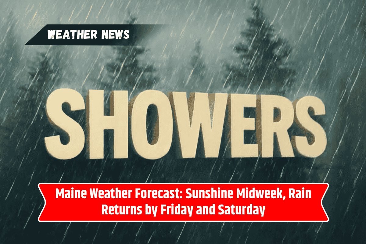 Maine Weather Forecast: Sunshine Midweek, Rain Returns by Friday and Saturday