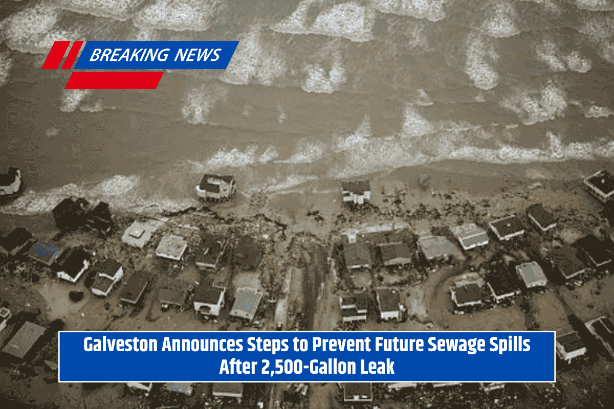 Galveston Announces Steps to Prevent Future Sewage Spills After 2,500-Gallon Leak