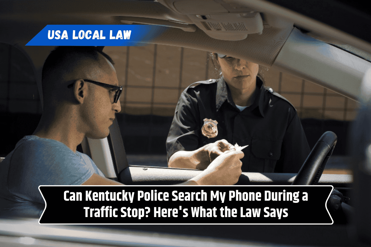 Can Kentucky Police Search My Phone During a Traffic Stop? Here's What the Law Says