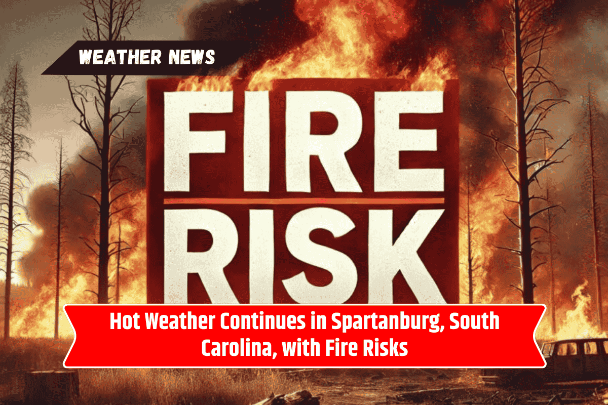 Hot Weather Continues in Spartanburg, South Carolina, with Fire Risks