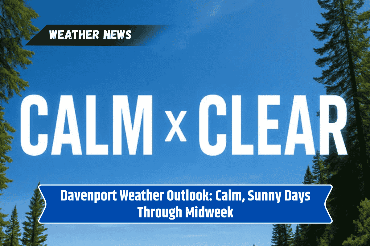 Davenport Weather Outlook: Calm, Sunny Days Through Midweek