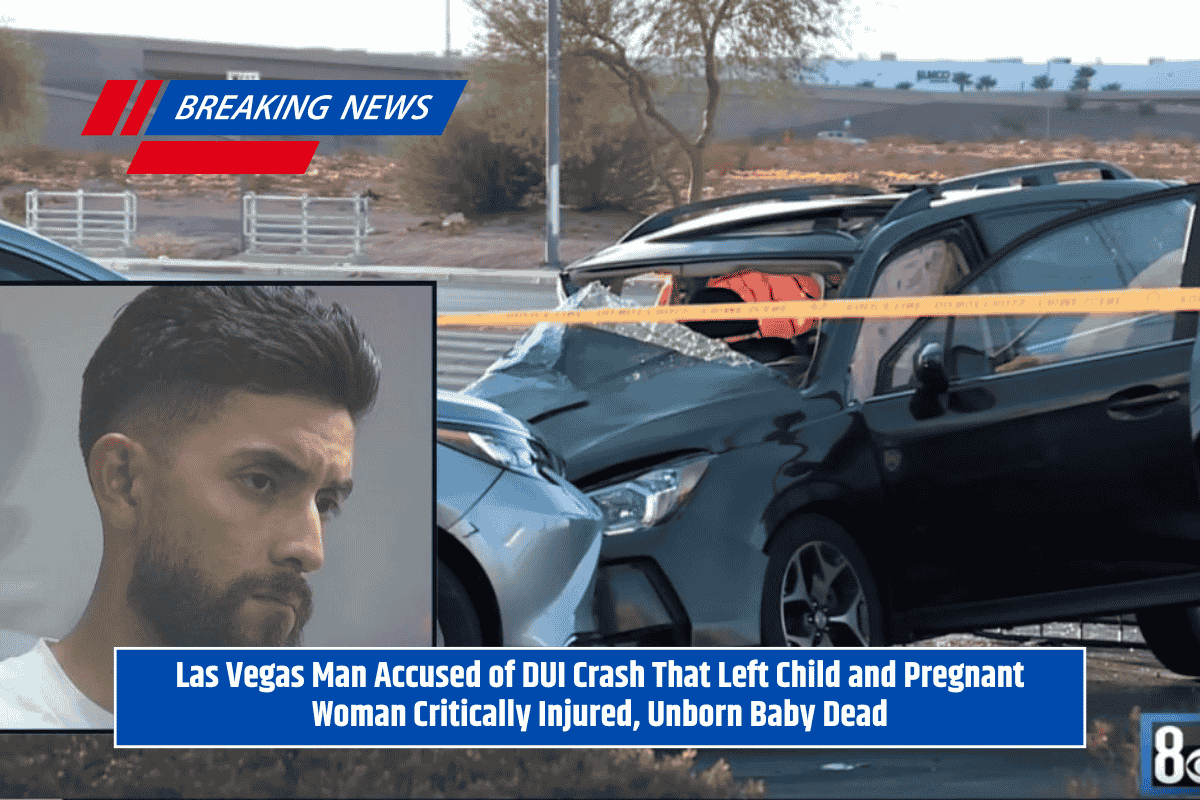 Las Vegas Man Accused of DUI Crash That Left Child and Pregnant Woman Critically Injured, Unborn Baby Dead