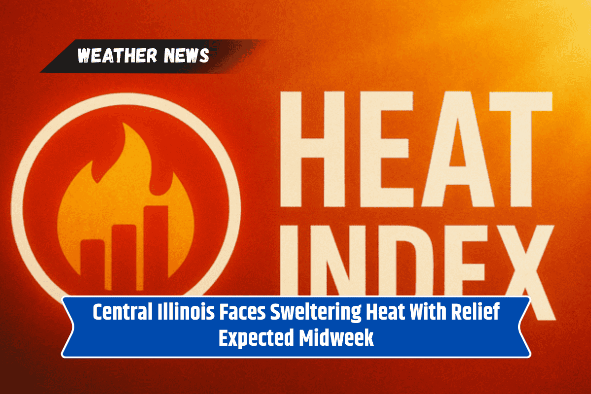 Central Illinois Faces Sweltering Heat With Relief Expected Midweek