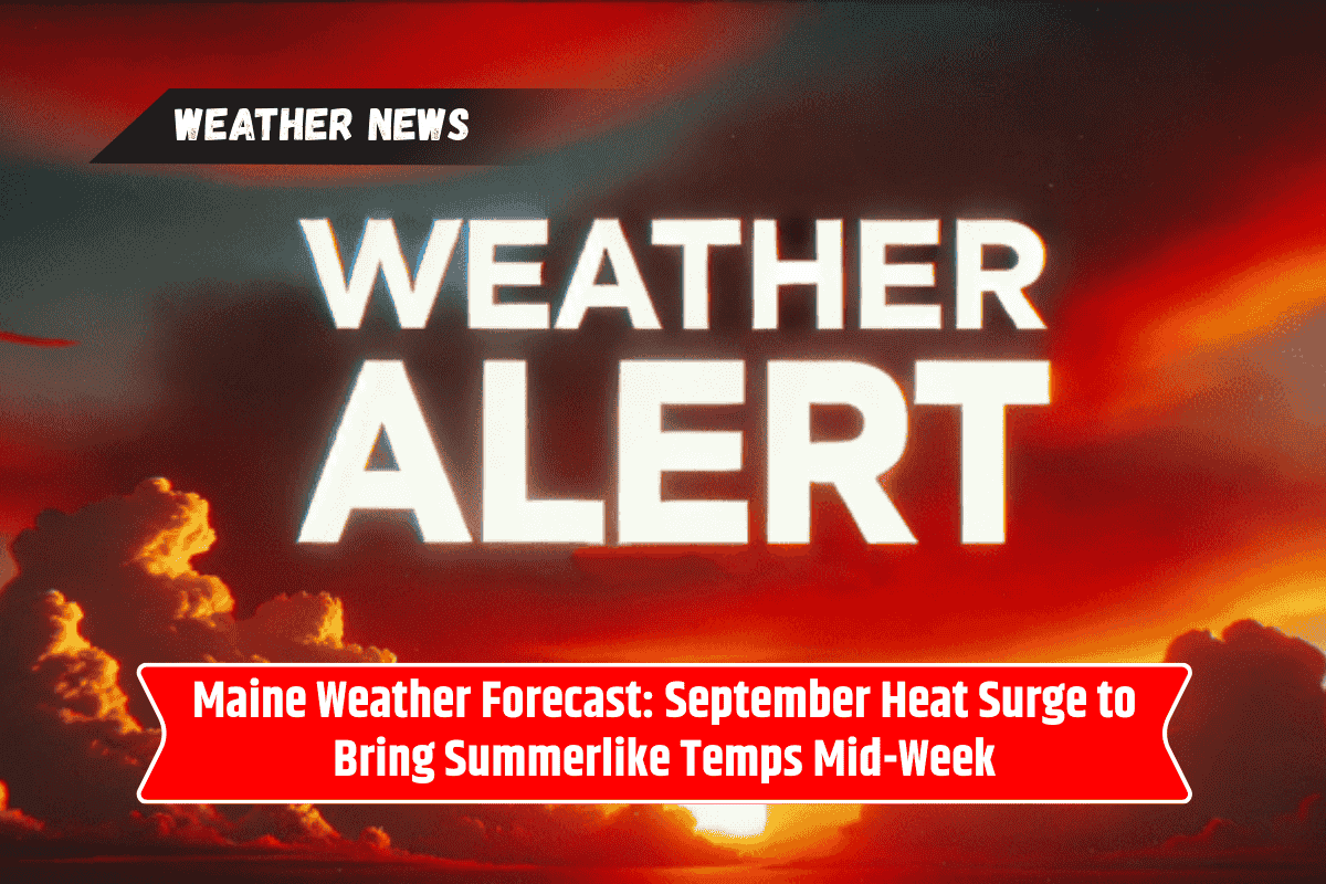 Maine Weather Forecast: September Heat Surge to Bring Summerlike Temps Mid-Week