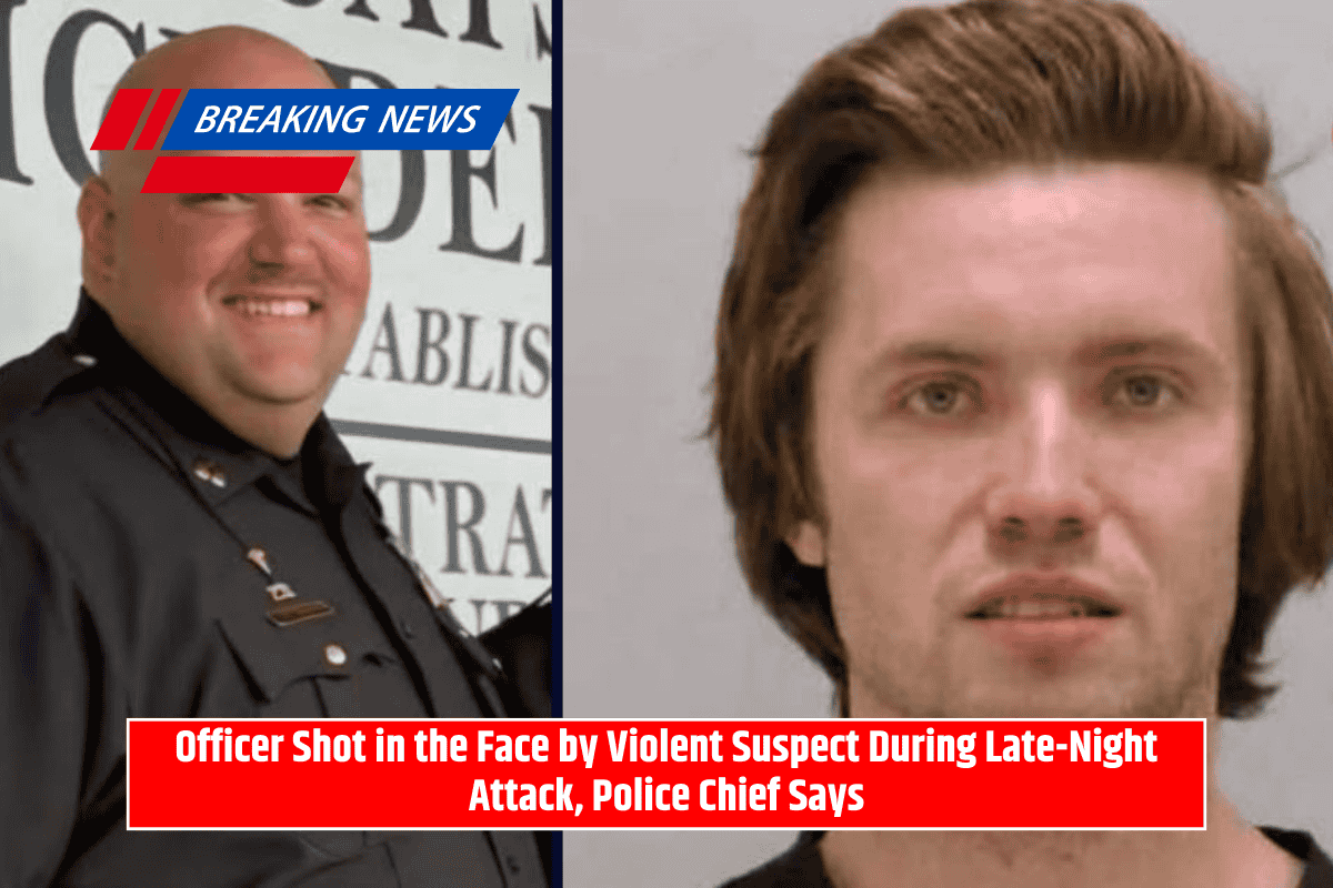 Officer Shot in the Face by Violent Suspect During Late-Night Attack, Police Chief Says