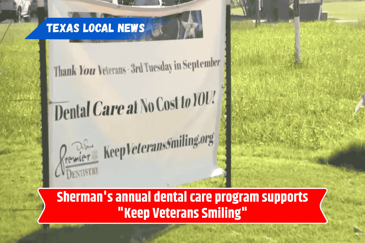 Sherman's annual dental care program supports "Keep Veterans Smiling"