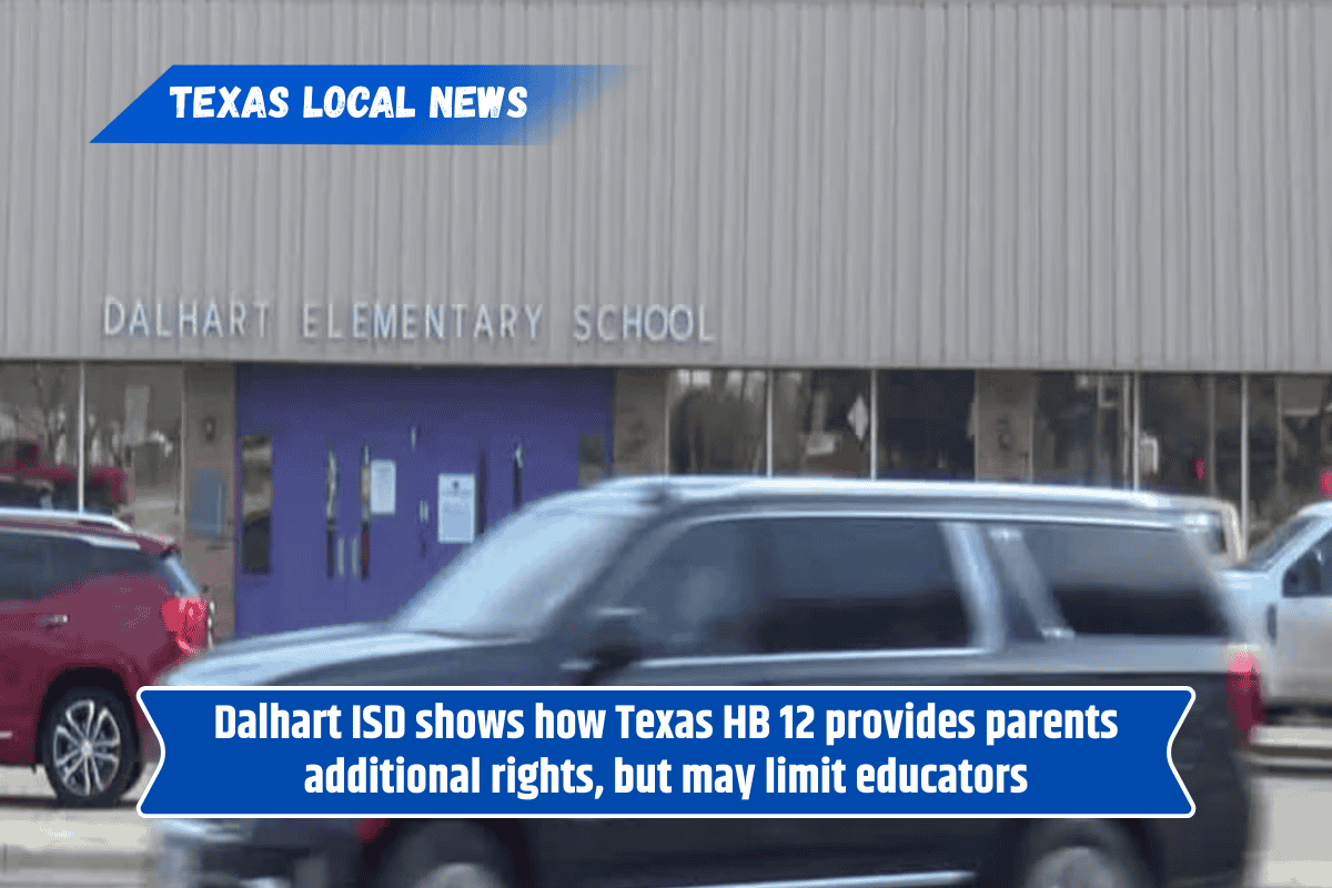 Dalhart ISD shows how Texas HB 12 provides parents additional rights, but may limit educators
