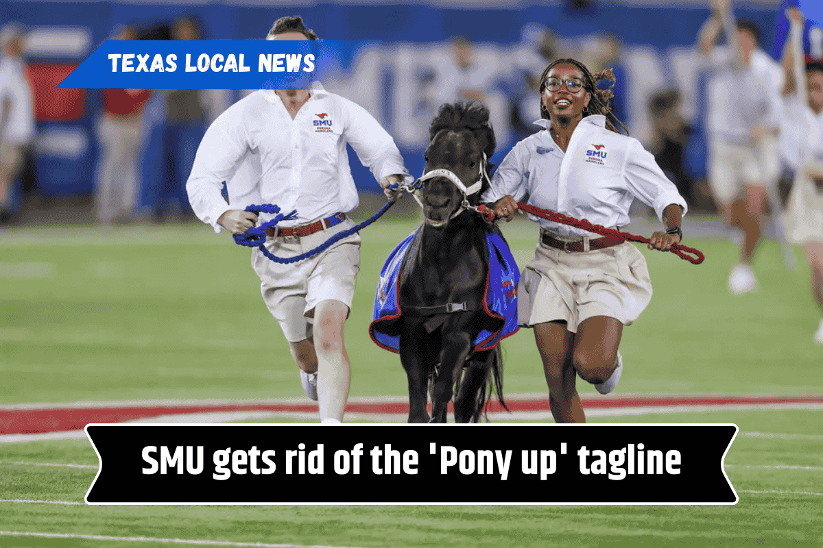 SMU gets rid of the 'Pony up' tagline