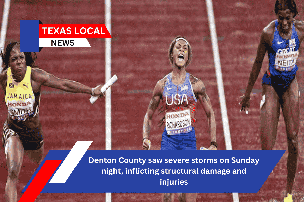 Denton County saw severe storms on Sunday night, inflicting structural damage and injuries