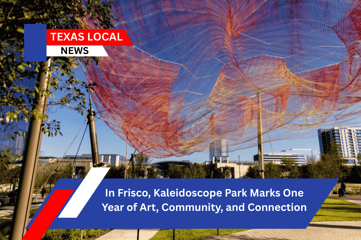 In Frisco, Kaleidoscope Park Marks One Year of Art, Community, and Connection