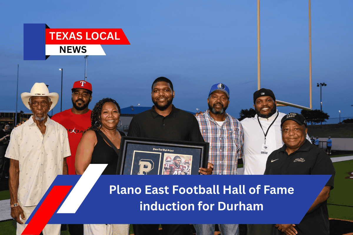 Plano East Football Hall of Fame induction for Durham