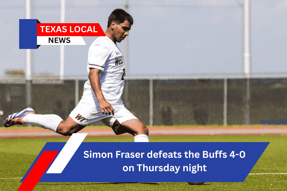 Simon Fraser defeats the Buffs 4-0 on Thursday night