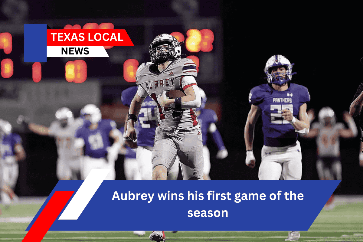Aubrey wins his first game of the season