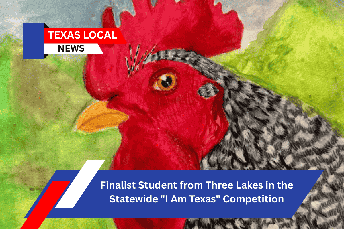 Finalist Student from Three Lakes in the Statewide "I Am Texas" Competition