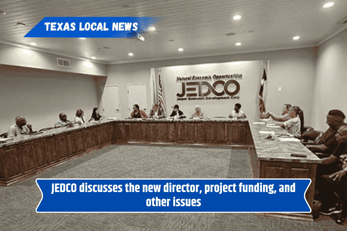 JEDCO discusses the new director, project funding, and other issues