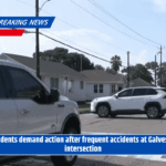 Residents demand action after frequent accidents at Galveston intersection