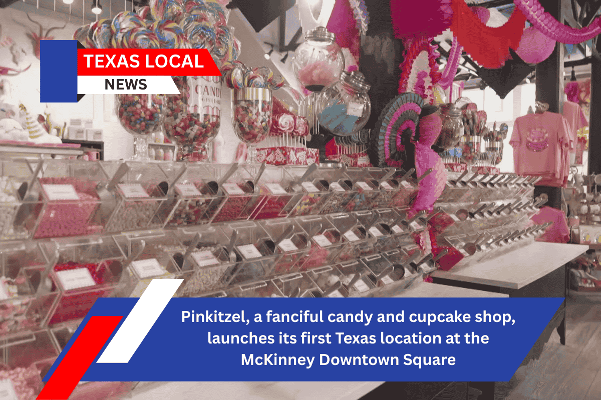 Pinkitzel, a fanciful candy and cupcake shop, launches its first Texas location at the McKinney Downtown Square