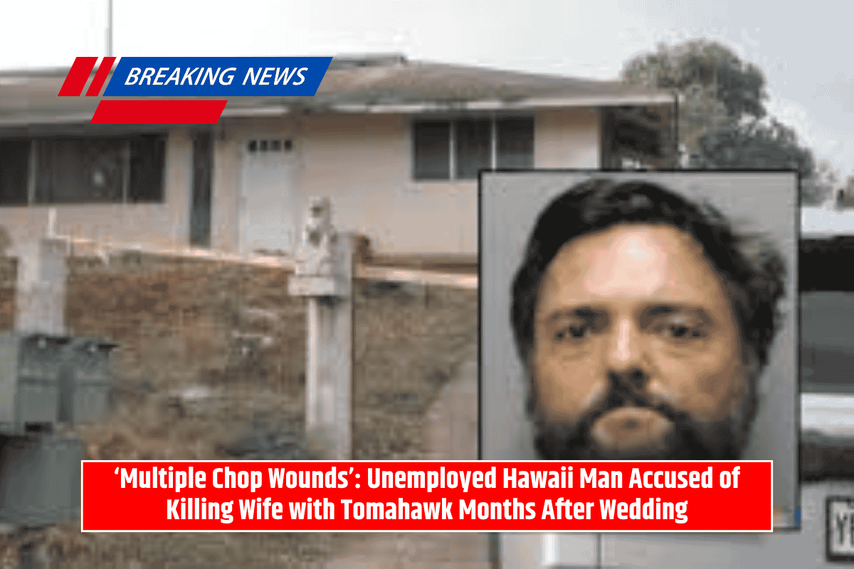 ‘Multiple Chop Wounds’: Unemployed Hawaii Man Accused of Killing Wife with Tomahawk Months After Wedding