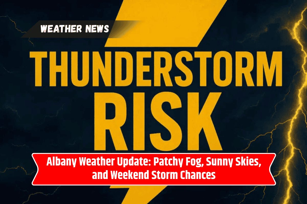Albany Weather Update: Patchy Fog, Sunny Skies, and Weekend Storm Chances