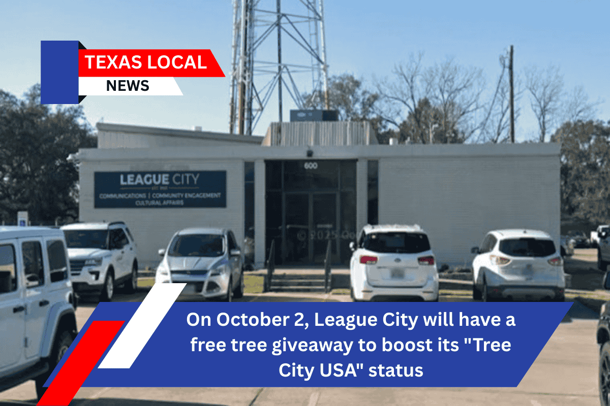 On October 2, League City will have a free tree giveaway to boost its "Tree City USA" status