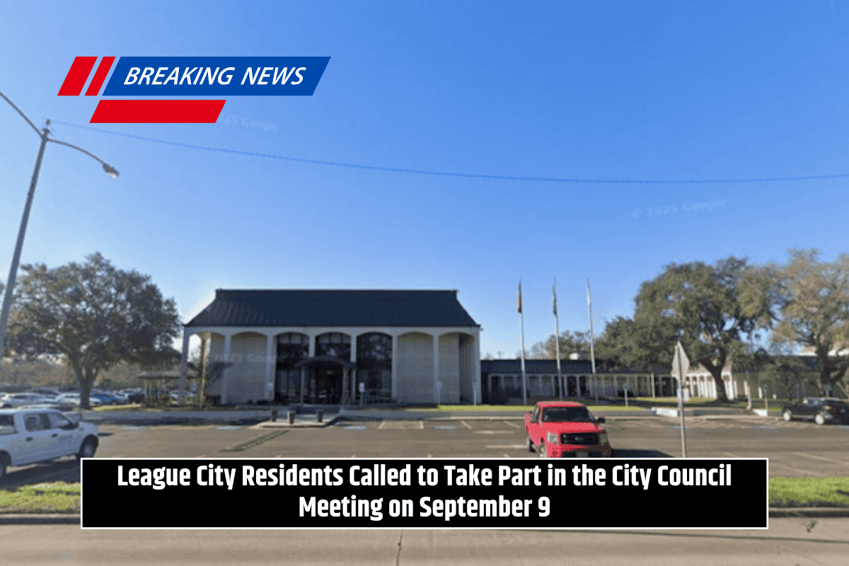 League City Residents Called to Take Part in the City Council Meeting on September 9