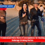 Friendswood Police Warn of Consequences for Hosting Underage Drinking Parties