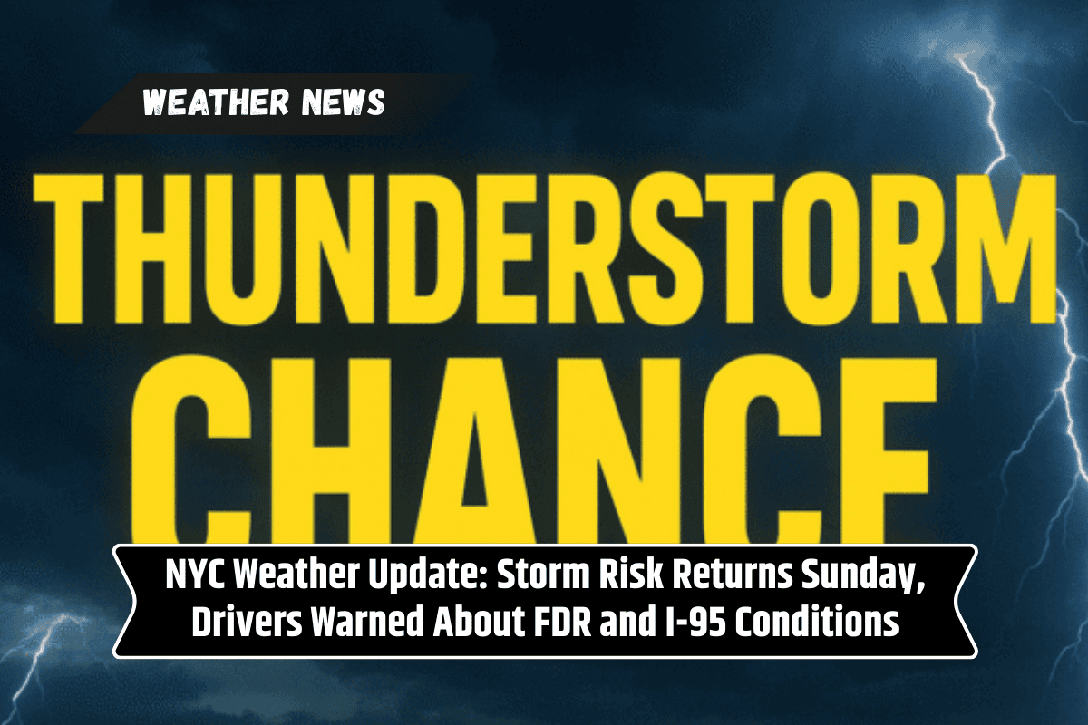 NYC Weather Update: Storm Risk Returns Sunday, Drivers Warned About FDR and I-95 Conditions