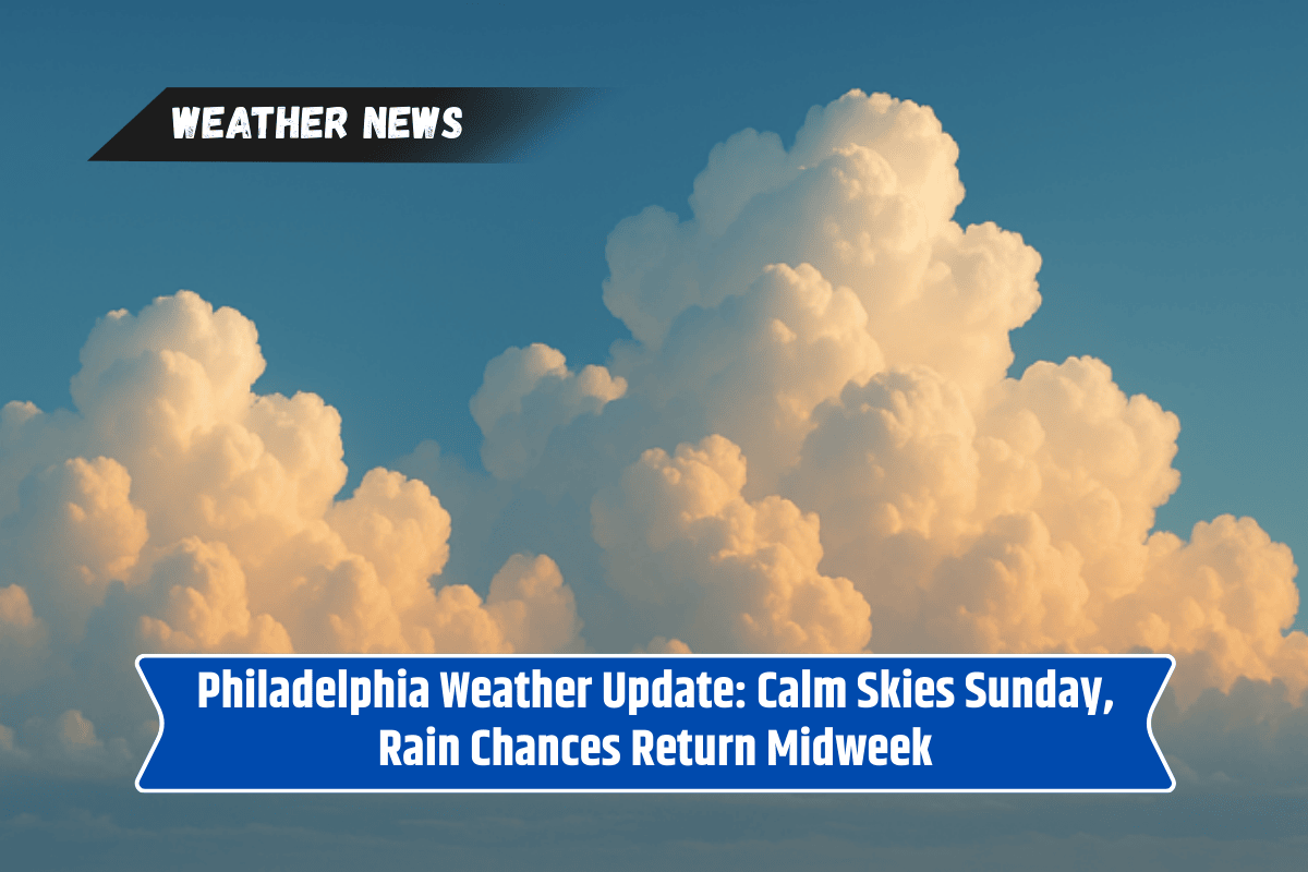 Philadelphia Weather Update: Calm Skies Sunday, Rain Chances Return Midweek