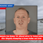 Minnesota Man Blames THC-Infused Seltzer for Violent Outburst After Allegedly Attempting to Drown Mother and Sister