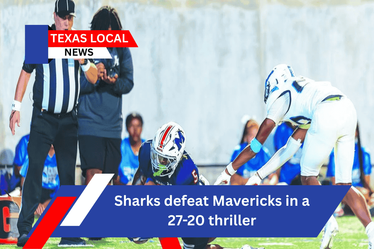 Sharks defeat Mavericks in a 27-20 thriller