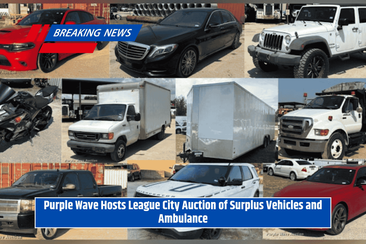 Purple Wave Hosts League City Auction of Surplus Vehicles and Ambulance